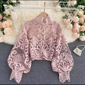 France lace top made in Italy   new